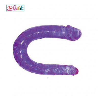 BAILE Double Dildo - purple double flexible dildo