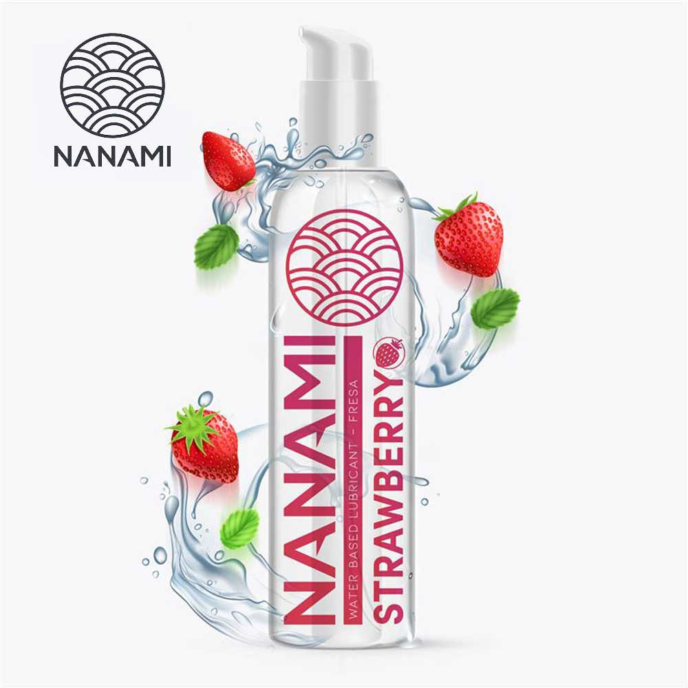 NANAMI Water Based Lubricant - lubrifiant pe baza de apa capsune 150ml