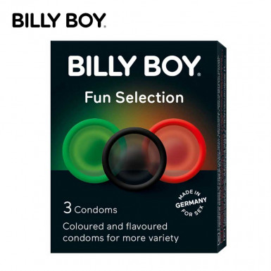 BILLY BOY Fun Selection - 3 condoms set