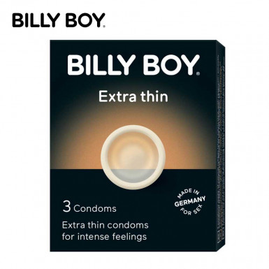 BILLY BOY Extra Thin - 3 condoms set