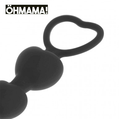 OHMAMA Silicone Anal Beads - silicone anal beads 15cm