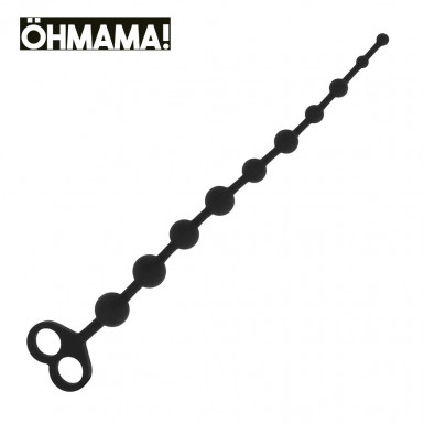 OHMAMA Silicone Anal Beads - bile anale din silicon 30cm
