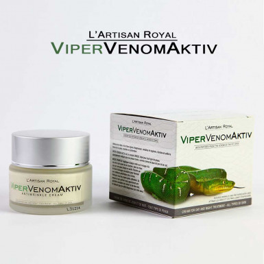 ViperVenomAktiv - crema de fata pentru riduri cu venin sintetic de sarpe